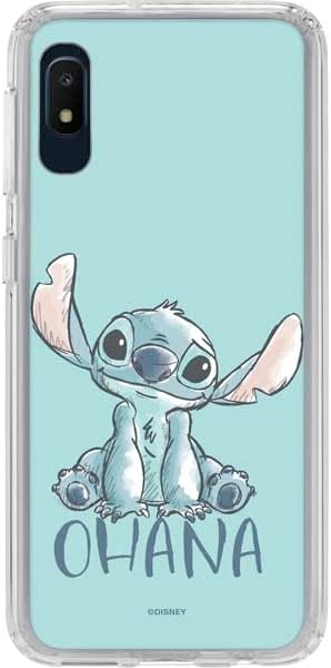 Skinit Clear Phone Case Compatible with Galaxy A10e - Officially Licensed Disney Lilo and Stitch Stitch and Angel Design