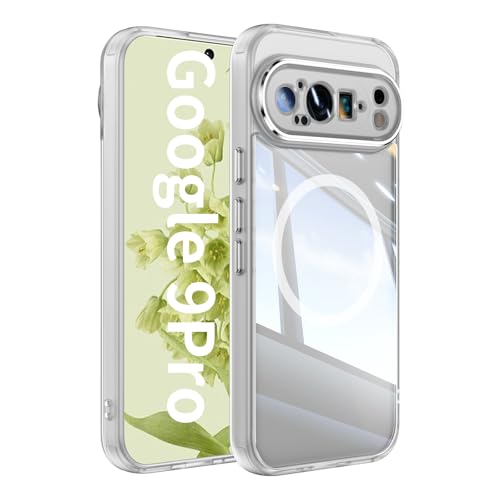 Image of Magnetic Case with Clear Back for Google Pixel 9 Pro, Fit for MagSafe