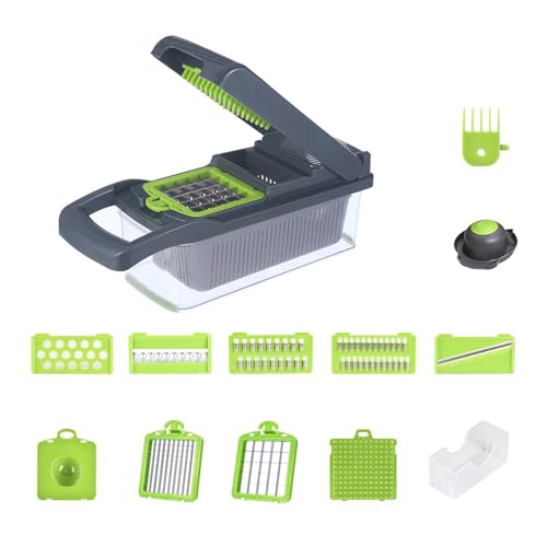 Choppers De Verduras Integrales Con Recipiente Manual Herramientas Preparación