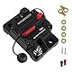 EXLECO Auto Schutzschalter 150A Sicherungshalter KFZ Automatiksicherungshalter 12V-24V DC Auto Leistungsschalter Sicherung LKW Manuell Reset Schalter für Car Audio Solar mit Kabelschuhe Kupferscheiben