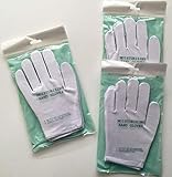 3 pairs/set Moisturizing Hand Gloves, Premium Natural Therapy Gloves For Dry Hands, 94% Cotton / 6% Spandex (Set of 3 Pairs)