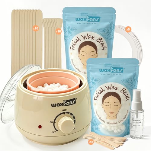 Waxfans Face Waxing Kit Cream White
