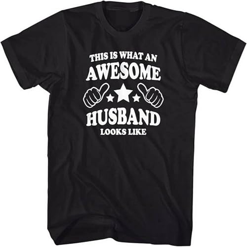 Men's This is What an Awesome Husband Looks Like t-Shirt Black XXL