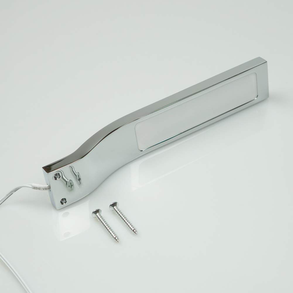 Lampada a sospensione a LED Luce per armadio Illuminazione per armadio Illuminazione per vetrine SET per bagno, selezione: set da 3 pezzi, colore della luce: bianco caldo, superficie: cromata