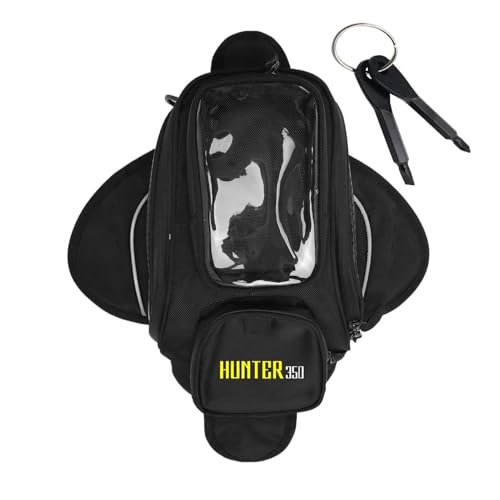 Aimazom Motorrad Tankbeutel Tankrucksack Für Hunter 350 Hunter350 Multifunktionale Motorrad-Tanktasche(L)