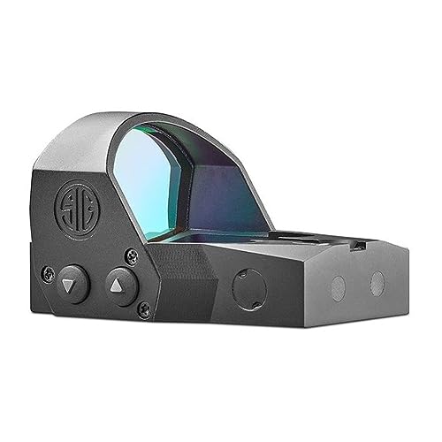 Sig Sauer ROMEO1PRO 1x30mm 3 MOA Red Dot Sight | Durable Fogproof Waterproof Corrosion-Resistant Compact Open Reflex Sight with Protective Shroud