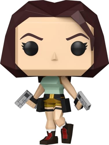 Funko POP! Games: Tomb Raider- Lara Croft - Polygon - Figura in vinile da collezione - Idea regalo - Prodotto ufficiale - Giocattoli per bambini e adulti - Modello di figura per collezionisti