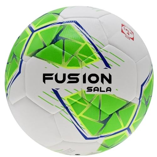 Precision Fusion Sala Futsal Ball Official Fifa Football, Indoor Training, Hybrid PU, Low Rebound, Enhanced Control, White, Size 4 - Image 2