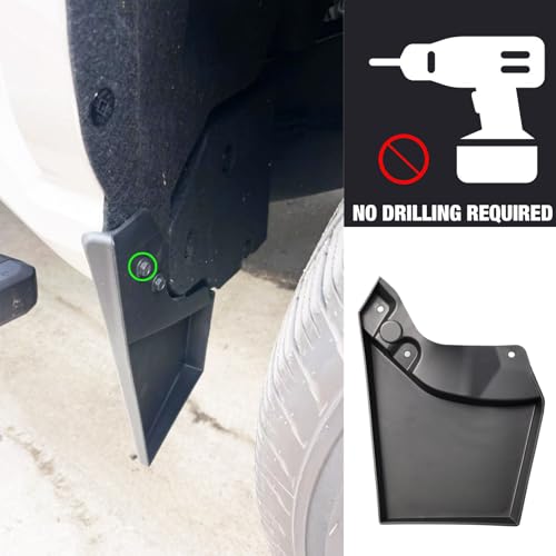 Image of XUKEY Mud Flaps for 2024 2025 2026 Toyota Tacoma Accessories All Weather Splash Guard Mudguards Mudflaps Fender Tire Protector Rear Front Mud Guards No Drilling Required,Black OEM-Style(Set of 4)