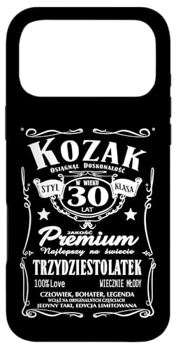 30 Urodziny 30 Lat Kozak Polska Koszulka Urodzinowa Polish �X�}�z�P�[�X iPhone 17 Pro Max �p