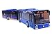 Daron Toy Bus – MTA Articulated Bus – Officially Licensed New York City Transit Die-Cast & Plastic Toy Bus with Opening Doors, 16-Inch City Bus for Kids Ages 3+