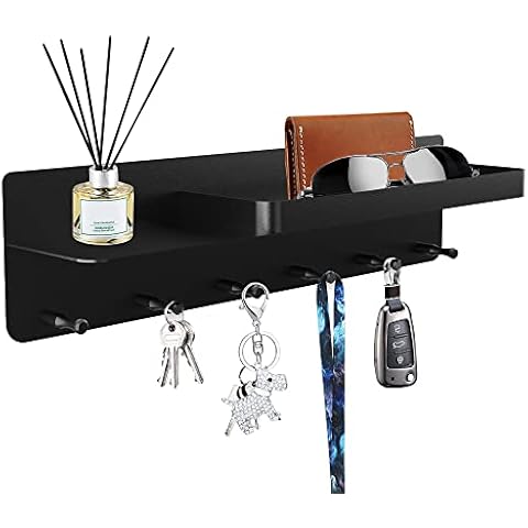 Colgador de Llaves Pared con 6 Ganchos, Soporte de Pared Llaves Cover