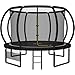 JUMMICO Trampolin Outdoor Ø 228/305/366/427/488 cm mit Schutznetz und Leiter, GS-geprüftes Freizeit-Trampolin für Kinder und Erwachsene, Rahmen mit Rostschutzbeschichtung, Belastbarkeit 150kg