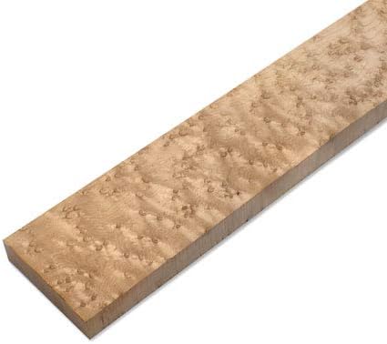 Exotic Birdseye Maple Knife Blank/Tool Handle with Size 5 x 1-1/2 x 1 (12)