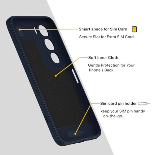 Image of Amazon Basics Back Cover for Vivo Y31 5G Soft Matte Silicone with Camera Protection | Mag-Safe Logo (Not Mag-Safe Compatible) | Shockproof Slim Fit Bumper Case (Blue)