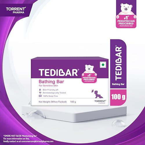 Image of Tedibar Moisturising Baby Bathing Bar 100g