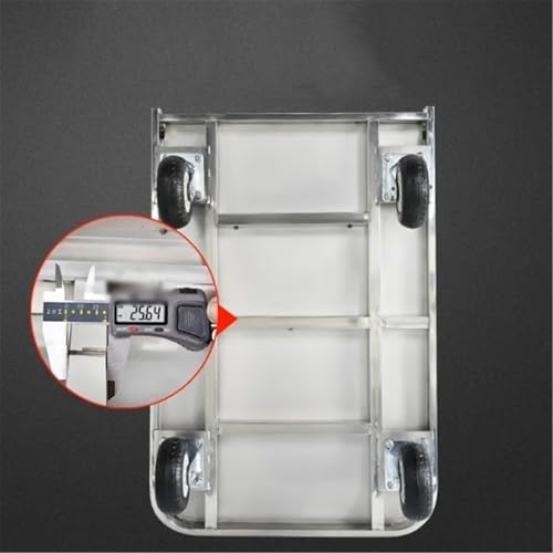 Carretilla plegable multifuncional de acero inoxidable portátil miniatura 6