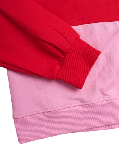 Image of DKNY Girls Sweatpants Set - 2 Piece Active Fleece Girls Sweatshirt and Jogger Youth Kids Sweatpants Matching Set (4-16)