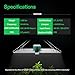 VIVOSUN VS1000E LED Grow Light with Full Spectrum Diodes, Sunlike Plant Light for Indoor Plants Seedling Veg and Bloom in 2x2/3x3 Grow Tents Greenhouses