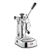 La Pavoni Lever Espresso Machine Europiccola Special Edition with Gauge - Black -Manual Piston Operated Espresso Maker for One or Two Cups - 27oz Boiler, 120V/1000W, Thermostat & Overheat Reset