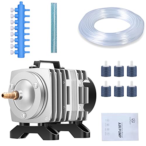 SUNWEN Commercial Air Pump 46W 1030GPH 8 Valve...