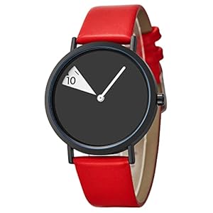 SHENGKE – Reloj Minimalista para Mujer, Correa de Piel Ultra Fina, diseño Creativo, Impermeable
