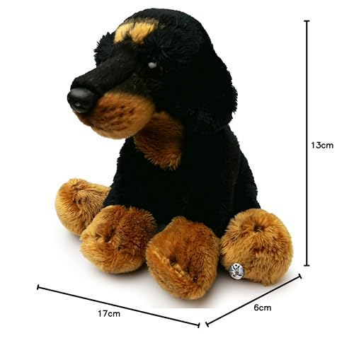 Dobermann Kuscheltier Hund Rottweiler Dackel Plüschtier Schnuffelhund Apollo - Kuscheltiere*biz