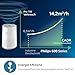 Philips Luftreiniger 600-Serie, energieeffizient mit Smart Sensor, Für Allergiker, HEPA-Filter entfernt 99,97% der Schadstoffe, Deckt bis zu 44 m2 ab, App-Steuerung, Weiß (AC0651/10)