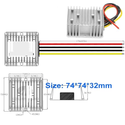 Convertisseur DC DC 24V 48V boitier etanche boost module de precision - 3