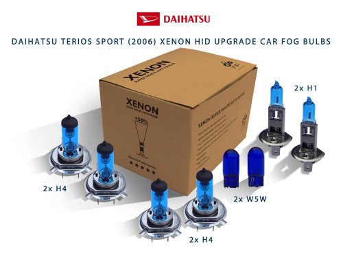 Lampe frontale au xénon H4 H8 W5W Daihatsu Terios 1.5 4WD 77kw 2008