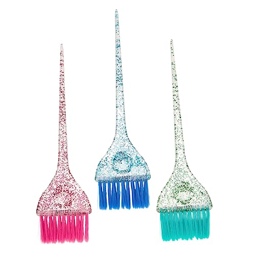 FOMIYES 3 Piezas cepillo para teñir el cabello destacando cepillo de tinte de color destacar cepillo de pelo accesorio de peluquería herramienta para teñir el cabello ordenador personal