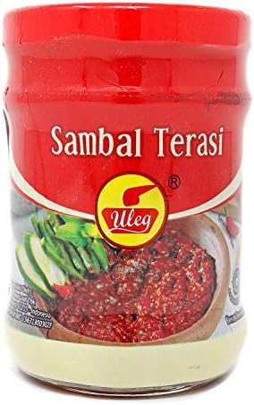 Finna Uleg Sambal Terasi (Chili Shrimp Paste), 190 Gram (Pack of 4)