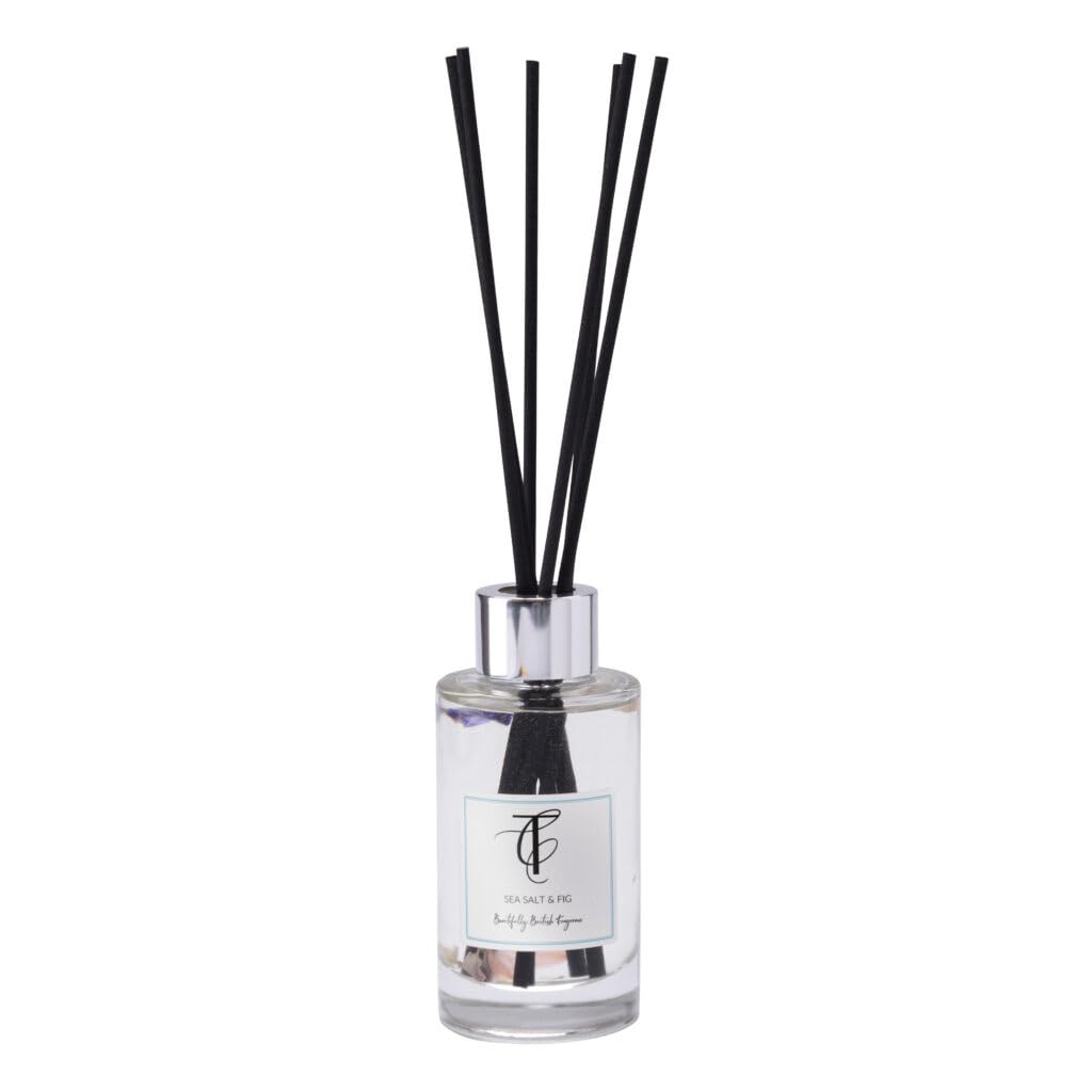 The Country Candle Co. Pastels Range Reed Diffuser - Sea Salt & Fig