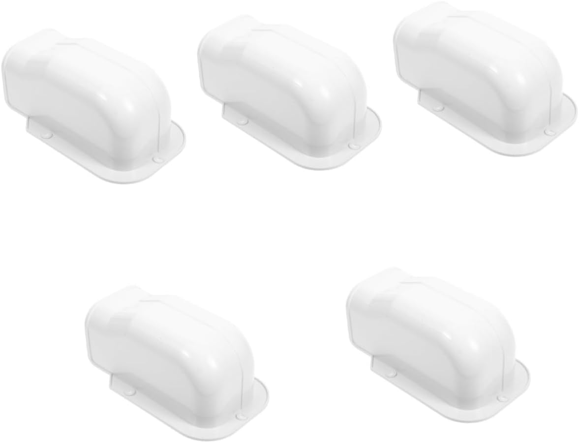 5pcs Air Conditioner Decorative Tube Cover for Ducts Simple Stylish Design Easy to Install Weather Resistant Central Air Conditioning Accessory