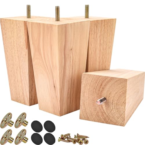 Kit completo di facile installazione, perfetto per mobili fai da te: ogni gamba viene fornita con un bullone filettato M8 in acciaio preinstallato e una robusta piastra di montaggio in acciaio. Questo kit completo garantisce un'installazione senza attrezzi in 5 minuti che funziona perfettamente con la maggior parte dei mobili. Questo design universale semplifica il fissaggio alla maggior parte delle basi dei mobili senza strumenti complessi.