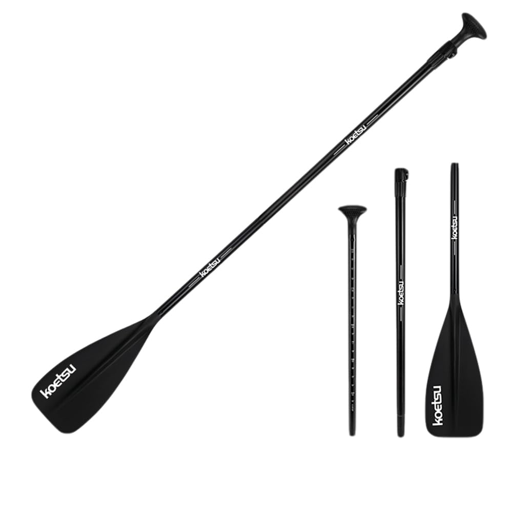 Remo de Ajustable - Remo de Kayak de Doble Cabeza Desmontable de 3 Piezas, aleación de Aluminio, para Surf de Remo