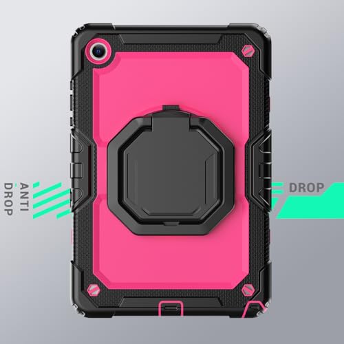 Funda antitirones Samsung Galaxy Tab A11 Plus con protector de pantalla y soporte giratorio 360 6