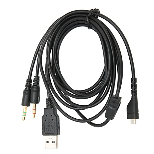 Cable de Audio de Repuesto 2m USB y Jack 3.5mm miniatura 2