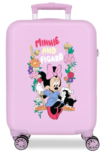 Valises de cabine Disney Minnie violettes en taille unique pour enfant