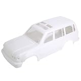 White Car Shell LC80 313 Rozstaw osi CX10 4 1/10 Wspinaczka RC CAR PARTES Idealne dla entuzjastów samochodów i hobbystów