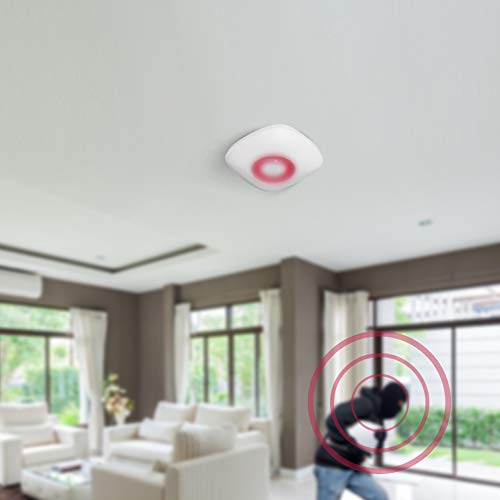 Kaipule Ceiling-Mounted Z-Wave Plus Pir Motion Sensor,Compatible With Fibaro,Homeseer And Vera - Easy To Install - White #TOP3