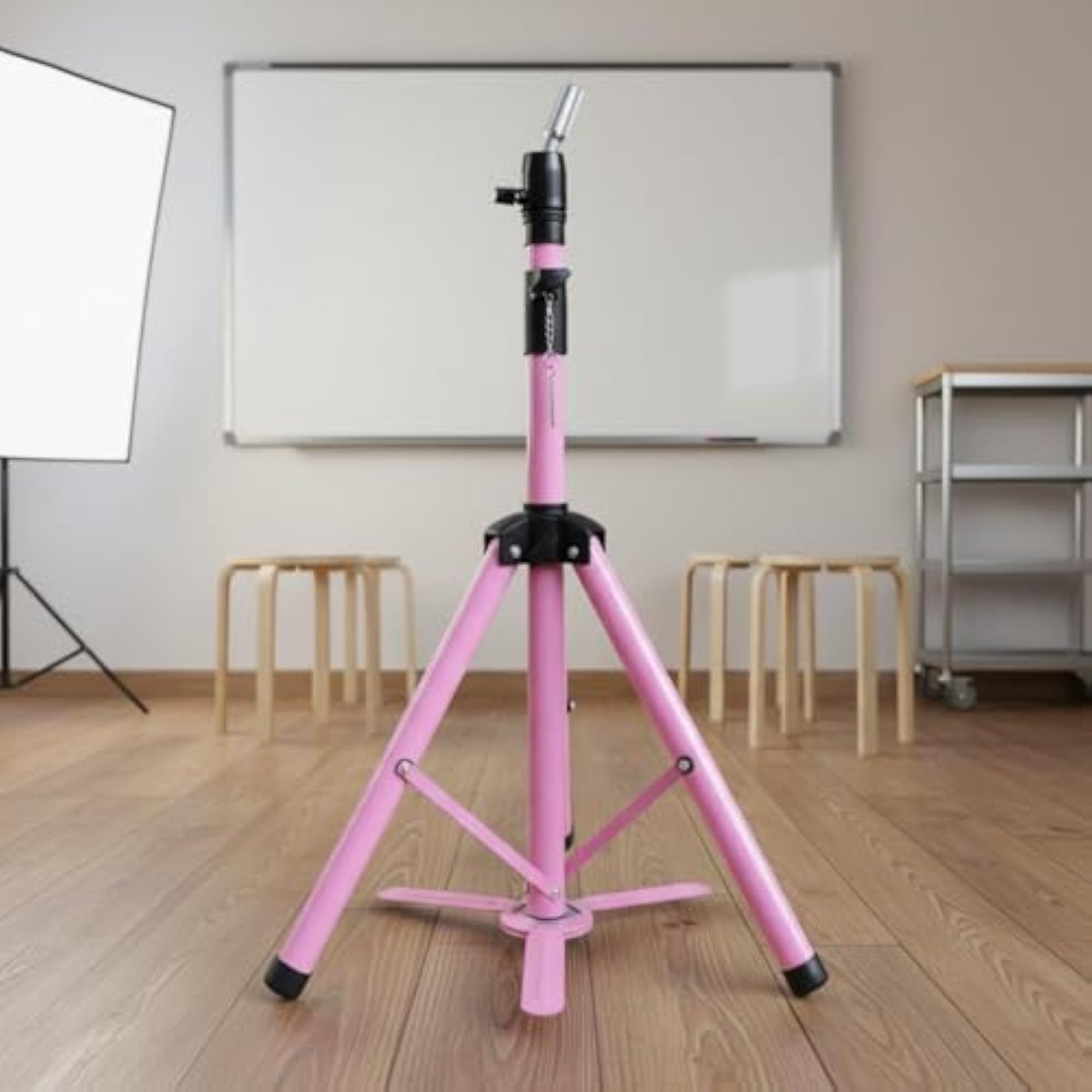 Telescoping Pole Hairpiece Tripod Stand
