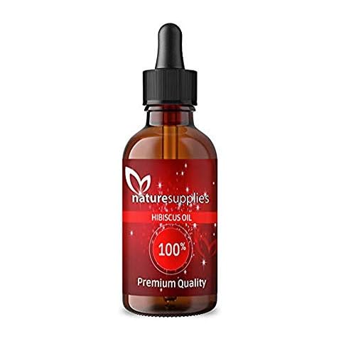 Hibiscus Oil, Steam Distilled Undiluted Essential Oil, Organic, GMO Free, Vegan - Skin Moisturizer,Cover Grey Hairs,Male Pattern Baldness - Naturesupplies Cover