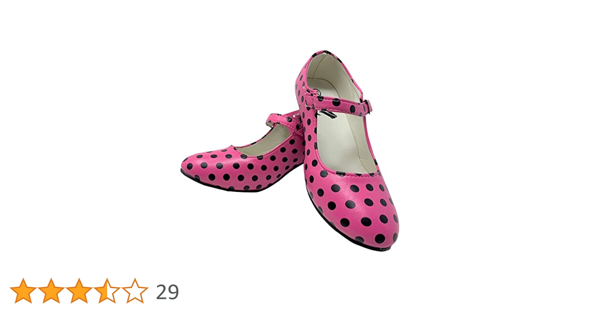 Zapato Flamenco Baile sevillanas niña,Mujer Rosa Lunares 30