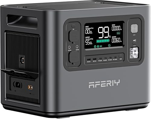 Amazon.co.jp: AFERIY 2400 ポータブル電源 大容量 ポータブル