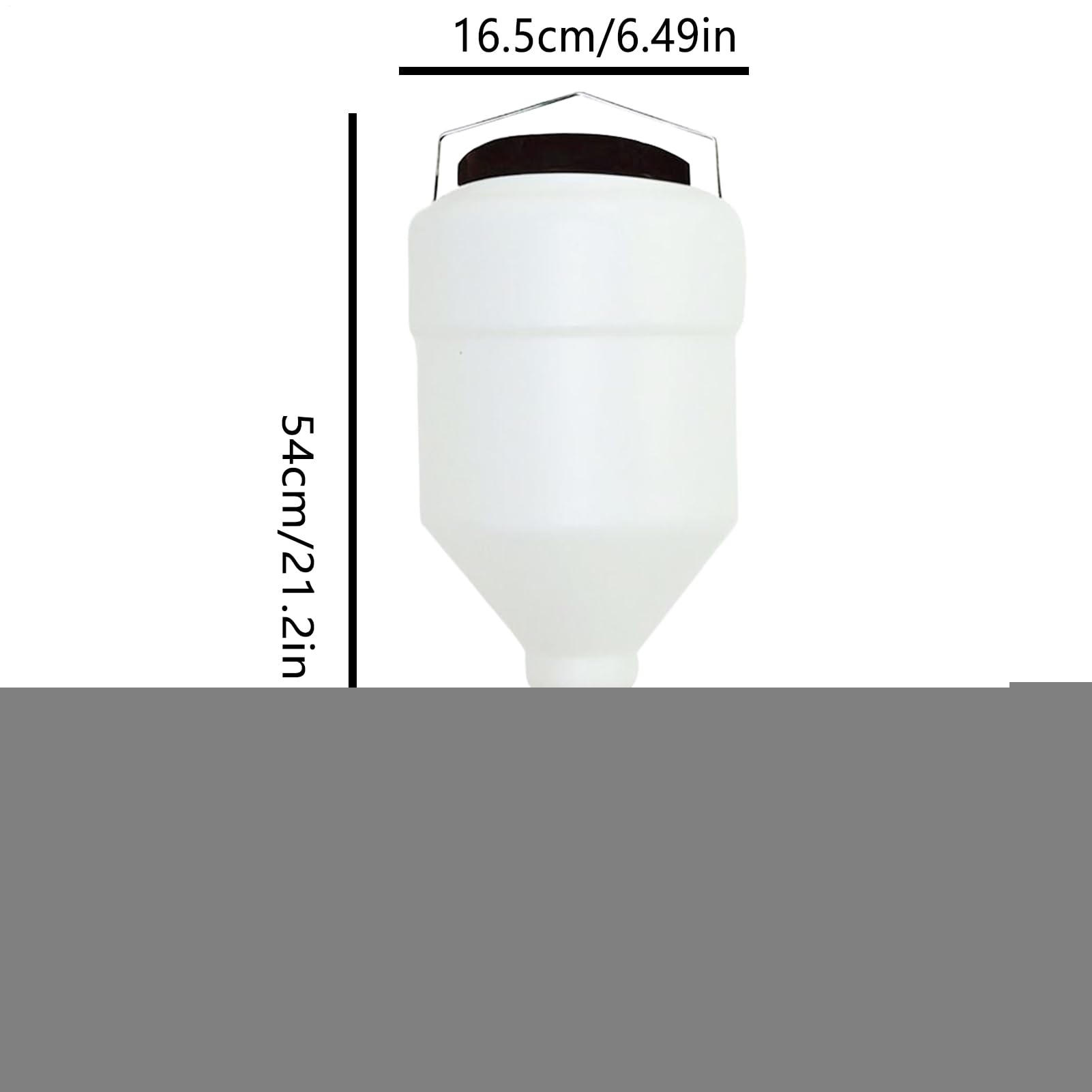 Bottiglie per condimenti da spremere, dispenser appendibile, 5,5 l, ricaricabile, grande capacità, a prova di perdite, per cucinare salse da cucina, condimenti, ketchup, condimenti
