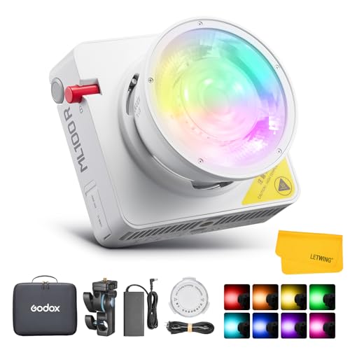 Image of Godox ML100R RGB COB Video Light, Portable Handheld Mini COB Continuous