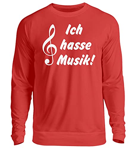 Pull unisexe rouge oversize anti-frissons vêtement confortable taille L