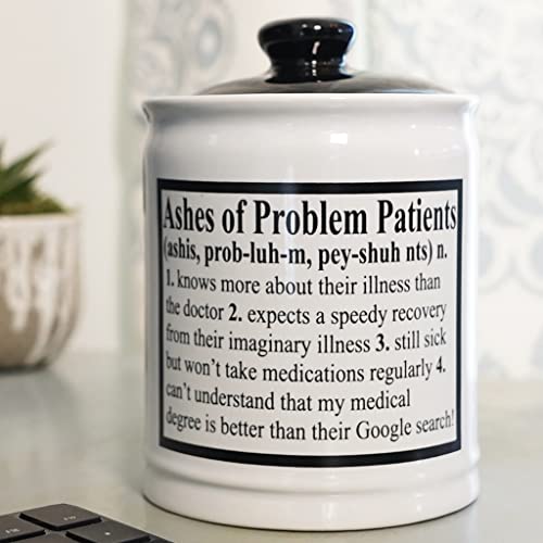 Nurse Doctor Gifts Ashes Of Problem Patients Ceramic Piggy Bank, Candy Jar Gift Idea For Nurses, Doctors, Dentists, Hygienists #TOP7