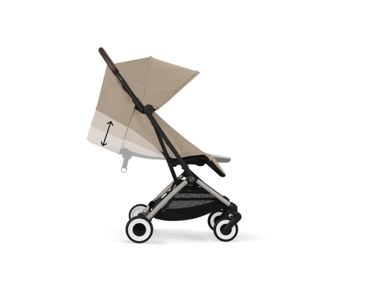CYBEX Poussette ultra compacte ORFEO 4 roues Almond Beige